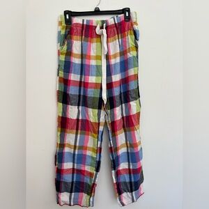 Aerie Multicolor Plaid Drawstring PJ pants